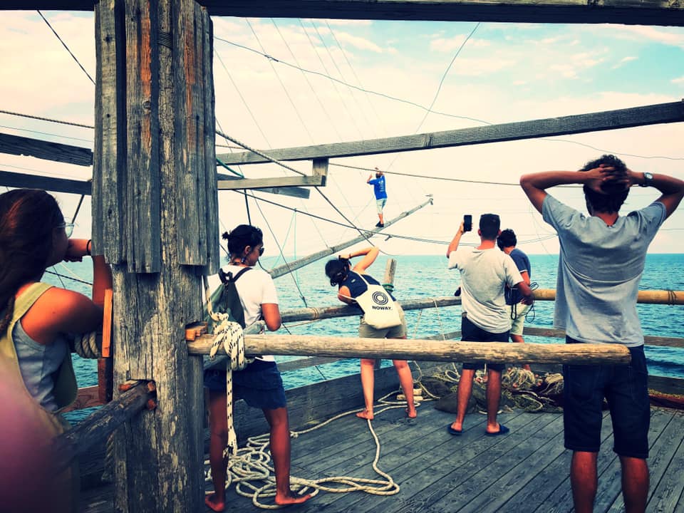 escursione con simulazione di pesca a Trabucchi sul Gargano