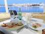 cena vista mare del Ristorante la Goletta Porto turistico di Vieste nel Gargano