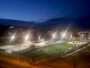 vista con drone alto di sera centro Polisportivo STAR a Vieste nel Gargano